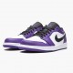 Air Jordan 1 Retro Low Court Purple Women And Men 553558 500 Court Purpleblack White AJ1 Jordan Sneakers