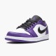 Air Jordan 1 Retro Low Court Purple Women And Men 553558 500 Court Purpleblack White AJ1 Jordan Sneakers