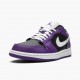 Air Jordan 1 Retro Low Court Purple Women And Men 553558 501 Court Purplewhite Black AJ1 Jordan Sneakers