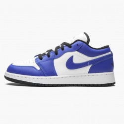 Air Jordan 1 Retro Low Game Royal Women And Men 553560 124 Whitegame Royal Black AJ1 Jordan Sneakers