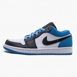 Air Jordan 1 Retro Low Laser Blue Women And Men Ck3022 004 Blackblack Laser Blue White AJ1 Jordan Sneakers