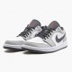 Air Jordan 1 Retro Low Light Smoke Grey Women And Men 553558 030 Lt Smoke Greygym Red White AJ1 Jordan Sneakers