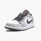 Air Jordan 1 Retro Low Light Smoke Grey Women And Men 553558 030 Lt Smoke Greygym Red White AJ1 Jordan Sneakers