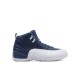 Best Jordans 12 Retro Indigo White Blue Men AJ12 Shoes 130690-404