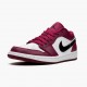 Air Jordan 1 Retro Low Noble Red Women And Men 553558 604 Noble Redblack White AJ1 Jordan Sneakers