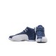 Best Jordans 12 Retro Indigo White Blue Men AJ12 Shoes 130690-404