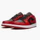 Air Jordan 1 Retro Low Reverse Bred Women And Men 553558 606 Gym Redblack Gym Red White AJ1 Jordan Sneakers