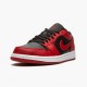 Air Jordan 1 Retro Low Reverse Bred Women And Men 553558 606 Gym Redblack Gym Red White AJ1 Jordan Sneakers