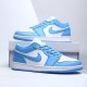 Air Jordan 1 Low Unc University Bluewhite Ao9944 441 AJ1 Sneakers