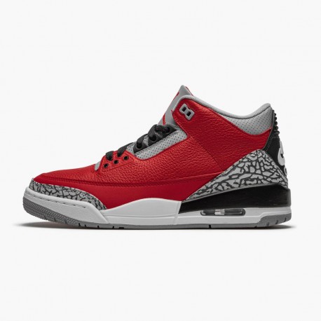 Air Jordan 3 Retro Fire Red Cement Mens Cu2277 600 Varsity Red AJ3 Jordan Sneakers