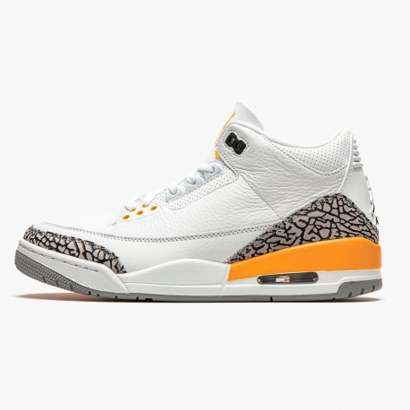 Air Jordan 3 Retro Laser Orange Women And Men Ck9246 108 Whitelaser Orange Cement Grey AJ3 Jordan Sneakers