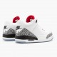 Air Jordan 3 Retro Nrg Mocha Mens 923096 101 Whitefire Red Cement Grey AJ3 Jordan Sneakers