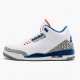 Air Jordan 3 Retro Og True Blue Mens 854262 106 Whitefire Red True Blue AJ3 Jordan Sneakers