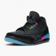 Air Jordan 3 Retro Quai54 Women And Men At9195 001 Blackblack Electric Green AJ3 Jordan Sneakers