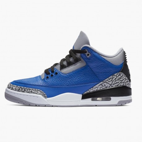 Air Jordan 3 Retro Varsity Royal Cement Women And Men Ct8532 400 Varsity Royalvarsity Royal AJ3 Jordan Sneakers