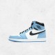 Best Jordans 1 Retro University Blue AJ1 Women Men 555088 134