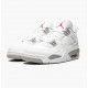 Air Jordan 4 Retro White Oreo Mens AJ4 White Gray Sneakers Ct8527 100