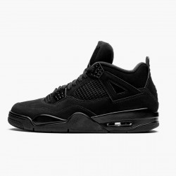 Air Jordan 4 Retro Black Cat Women And Men Cu1110 010 Blackblack Light Graphite AJ4 Jordan Sneakers