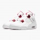 Air Jordan 4 Retro Metallic Red Women And Men Ct8527 112 Whitemetallic Silver Univers AJ4 Jordan Sneakers