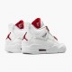 Air Jordan 4 Retro Metallic Red Women And Men Ct8527 112 Whitemetallic Silver Univers AJ4 Jordan Sneakers