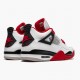 Air Jordan 4 Retro Og Fire Red 2020 Mens Jordan Sneakers Whitefire Red Black Tech Grey Dc7770 160