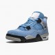 Air Jordan 4 Retro University Blue Ct8527 400 University Blue Tech Grey Whit Women And Men AJ4 Jordan Sneakers