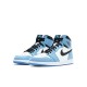 Best Jordans 1 Retro University Blue AJ1 Women Men 555088 134