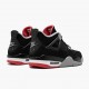 Air Jordan 4 Retro Bred 2019 Release Black Cement Grey Summit White AJ4 Sneakers 308497 060