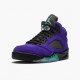 Air Jordan 5 Retro Alternate Grape Mens Grape Iceblack Clear New Emer 136027 500 AJ5 Jordan Sneakers