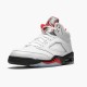 Air Jordan 5 Retro Fire Red Silver Tongue Mens True Whitefire Red Black Da1911 102 AJ5 Jordan Sneakers