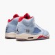 Air Jordan 5 Retro Trophy Room Ice Blue Women And Men Ice Blueuniversity Red Sail M Ci1899 400 AJ5 Jordan Sneakers