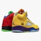 Air Jordan 5 Retro What The Mens Varsity Maizecourt Purple Gho Cz5725 700 AJ5 Jordan Sneakers