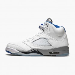 Air Jordan 5 Retro White Stealth Dd0587 140 White Stealth Black Hyper Roya Mens AJ5 Jordan Sneakers