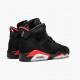 Air Jordan 6 Retro Black Infrared Mens 384664 060 Blackinfrared AJ6 Black Jordan Sneakers