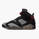 Air Jordan 6 Retro Psg Paris Saint Germain Women And Men Ck1229 001 Iron Greyinfrared 23 Black AJ6 Black Jordan Sneakers