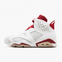 Air Jordan Retro 6 Alternate Women And Men 384664 113 Whitegym Red Pure Platinum AJ6 Black Jordan Sneakers