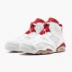 Air Jordan Retro 6 Alternate Women And Men 384664 113 Whitegym Red Pure Platinum AJ6 Black Jordan Sneakers