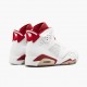 Air Jordan Retro 6 Alternate Women And Men 384664 113 Whitegym Red Pure Platinum AJ6 Black Jordan Sneakers