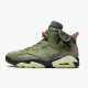 Travis Scott X Air Jordan 6 Retro Olive Women And Men Cn1084 200 Medium Oliveblack Sailuniver AJ6 Black Jordan Sneakers