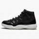 Air Jordan 11 Retro 72 10 Women And Men 378037 002 Black Gym Red White Anthracite AJ11 Black Jordan Sneakers