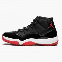 Air Jordan 11 Retro Bred Mens 378037 010 Blackvarsity Red White AJ11 Black Jordan Sneakers