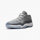 Air Jordan 11 Low Cool Grey Women And Men 528895 003 Medium Greywhite Gunsmoke AJ11 Black Jordan Sneakers