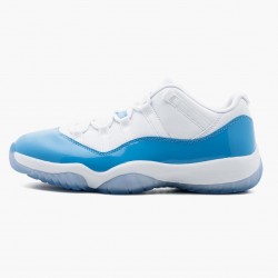 Air Jordan 11 Retro Low University Blue Women And Men 528895 106 Whiteuniversity Blue AJ11 Black Jordan Sneakers