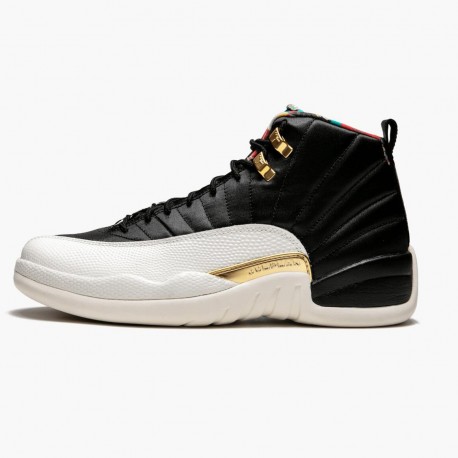 Air Jordan 12 Retro 2019 Cny Chinese New Year Blacktrue Red Sail Noir Ci2977 006 AJ12 Sneakers