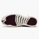 Air Jordan 12 Retro Bordeaux Mens AJ12 130690 617 Bordeauxsail Metallic Silver Jordan Sneakers