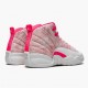 Air Jordan 12 Retro Gs Arctic Pink 510815 101 White Arctic Punch Hyper Pink Womens AJ12 Jordan Sneakers