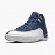 Air Jordan 12 Retro Indigo Mens AJ12 130690 404 Stone Bluelegend Blue Obsidia Jordan Sneakers