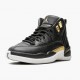 Air Jordan 12 Retro Reptile Women And Men AJ12 Ao6068 007 Blackmetallic Gold White Jordan Sneakers