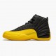 Air Jordan 12 Retro University Gold Mens AJ12 130690 070 Blackblack University Gold Jordan Sneakers