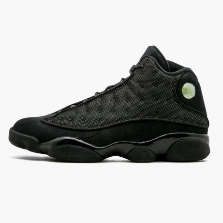 Air Jordan 13 Retro Black Cat Mens AJ13 Black Shoes 414571 011